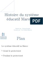 Histoire du système éducatif Marocain 1