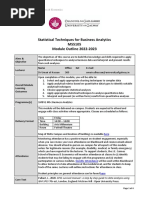 MS5105 Module Outline 2022-2023