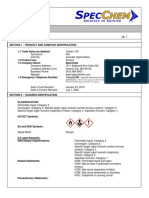 Safety Data Sheet for Solvent 100