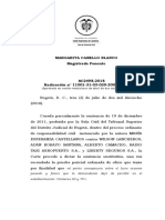 Margarita Cabello Blanco Magistrada Ponente: (Aprobado en Sesión Veinticinco de Abril de Dos Mil Dieciocho)