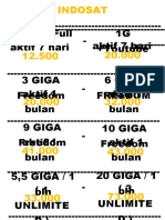 Harga INDOSAT