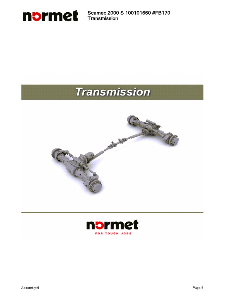 6 Transmission | PDF | Axle | Vehicle Parts