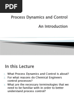 Process Dynamics and Control