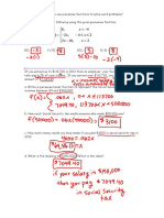 Aim 41 Piecewise Word Problems