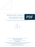 Esponda y Molinari - Reglas de Juego de La Inversión Pública