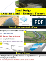 IE Lec - 6 Design of An Alluvial Canal-Kennedy Theory