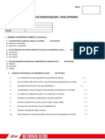 Examen de Homologación Alfran - Nivel Operario