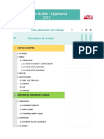 Plan de Acción Cajamarca 2022