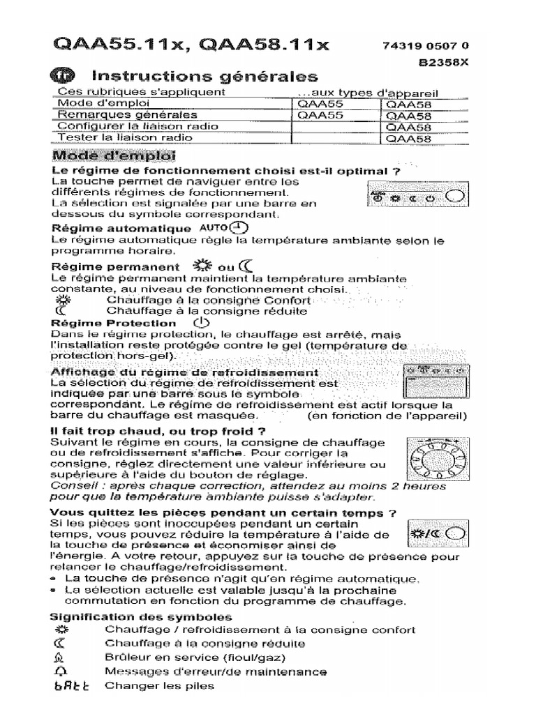 Notice Atlantic T55 | PDF