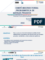 Tema 6. Rol Del Comite Multisectoriales en La Problemática de Metales Pesados