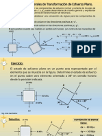 Transformacion de Esfuerzos - ECU - Transformacion