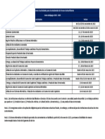 Anexo 1. Cronograma de Actividades para El Estudiantado de Tercero de Bachillerato