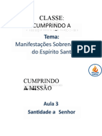 Aula 03 Santidade Ao Senhor