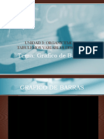 Tema: Gráfico de Barras: Unidad 3: Organicemos Y Tabulemos Variables Discretas