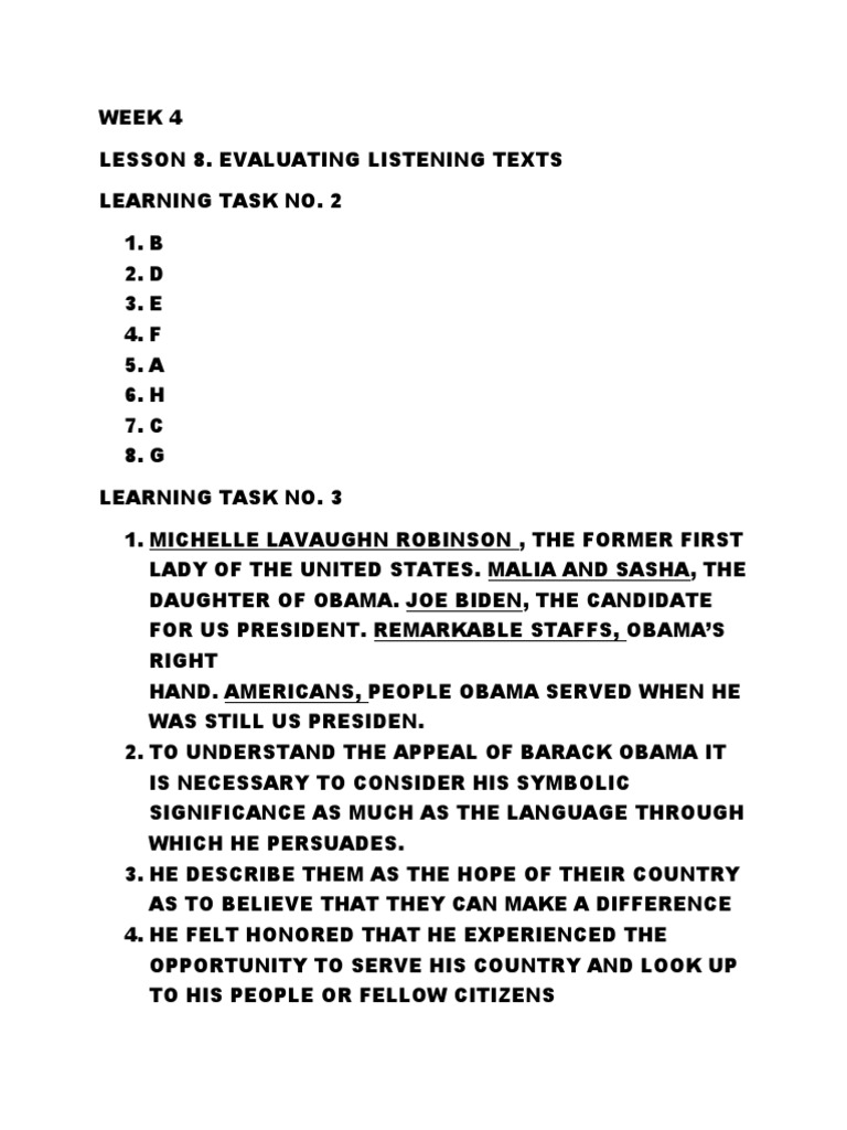 Document PDF Michelle Obama Speech