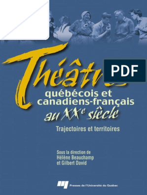 961 9782760522534, PDF, Théâtre