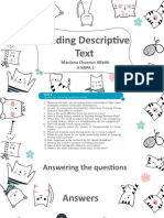 Reading Descriptive Text - Maulana C. A. (X MIPA 2)