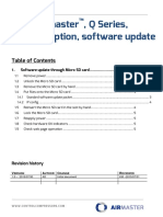 Airmaster Q Series ECO Ethernet Option Card Software Update Procedure