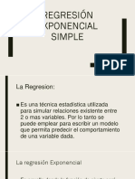 Regresion Exponencial Simple