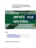 Impuesto Adicional