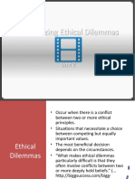 Recognizing Ethical Dilemmas