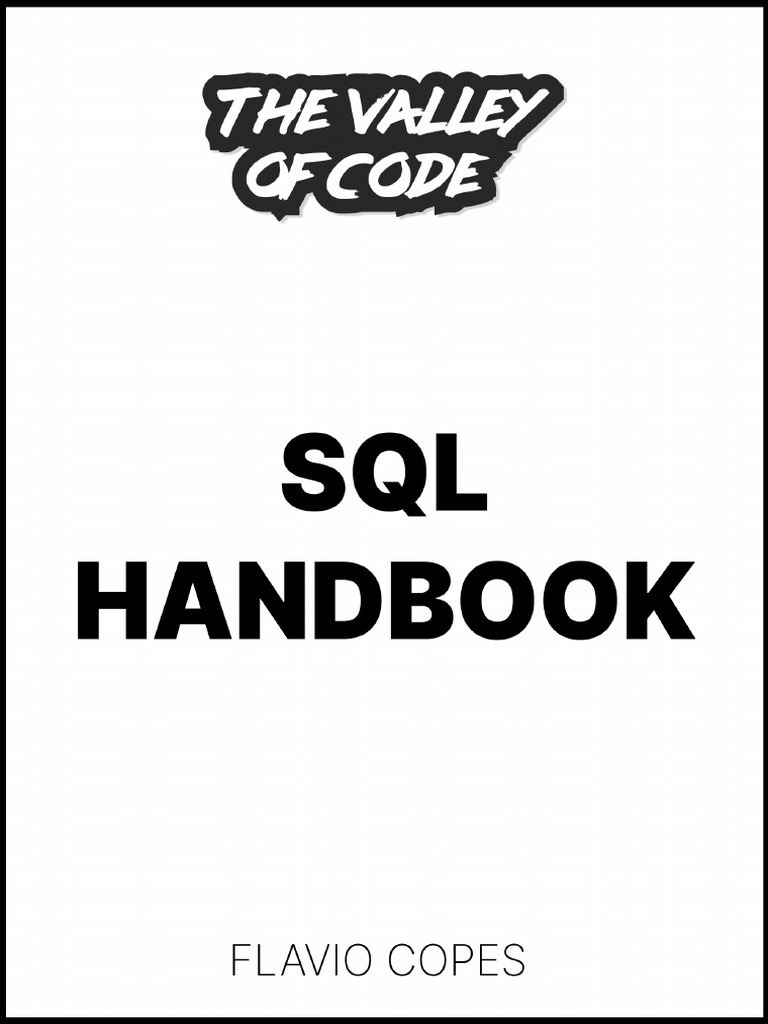 SQL Handbook | PDF | Databases | Relational Database