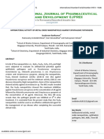 Antibacterial Activity of Metal Oxide Nanoparticle