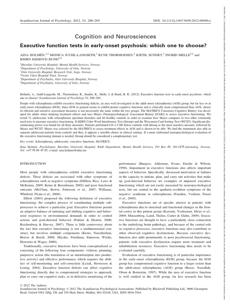 Scandinavian j psychology 2012 holm n executive function tests in