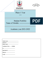 Student Portifolio Phase 1