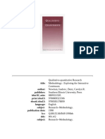 Qualitative-Quantitative Research Methodology - Exploring The Interactive Continuum (PDFDrive)