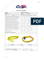 PCSI-F-31 Check List Eslingas