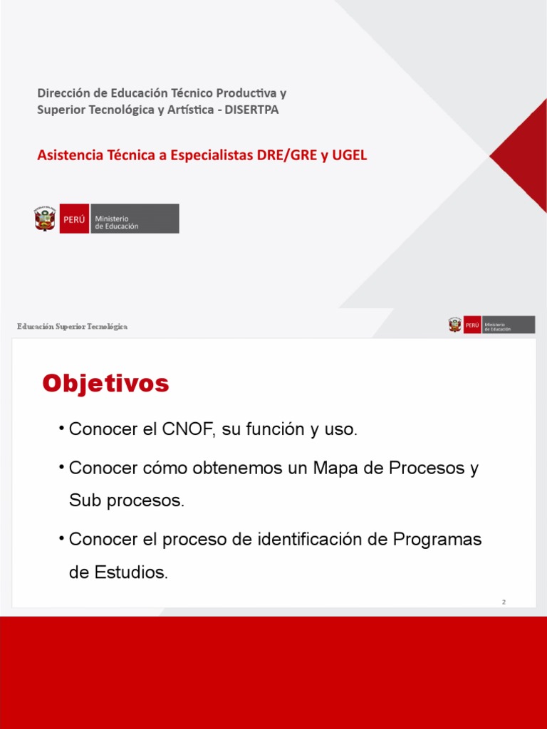 CNOF 2025: Guía para Educación Técnica | PDF | Planificación ...