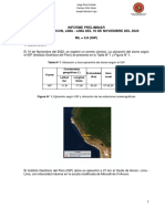 Informe Del Sismo de 3.8 ML A 21 KM Al Oeste de Ancon Lima - Lima
