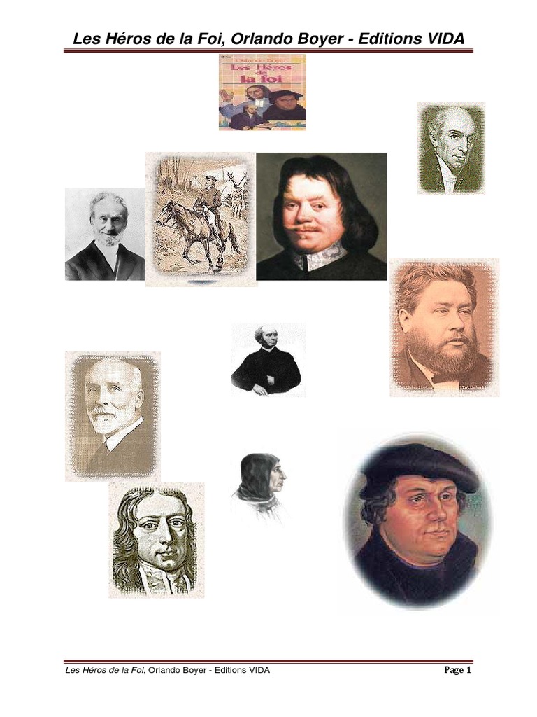 Les Héros de la Foi - Orlando Boyer | PDF | Martin Luther | Prière