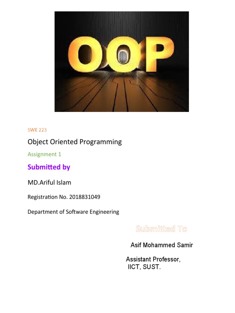Java Assignment | PDF | Method (Computer Programming) | Inheritance ...