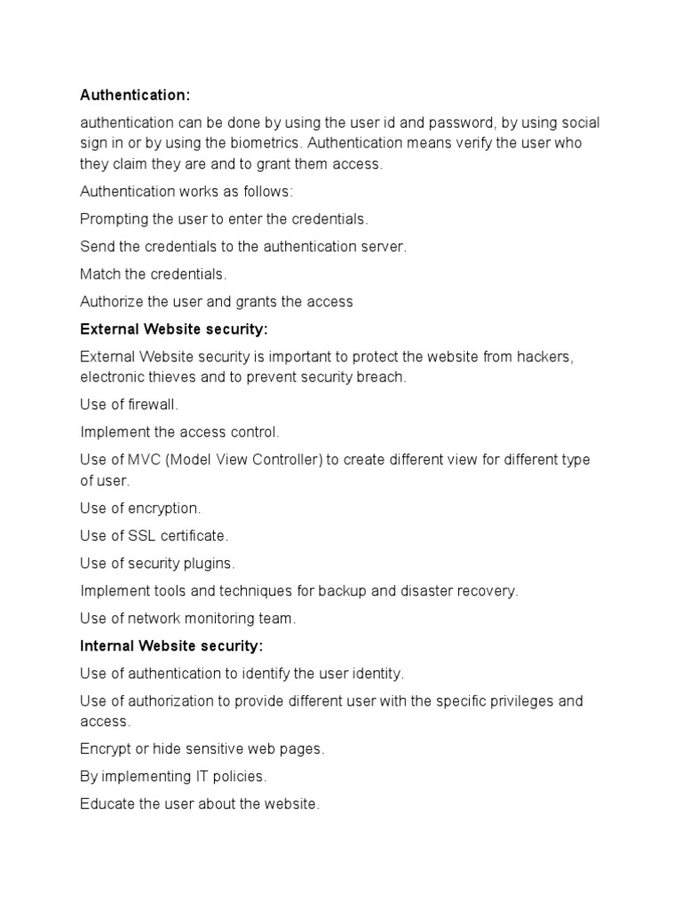 Creating A Company Culture For Security Design Document | PDF 