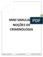 Mini Simulado Criminologia