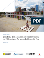 Informe Técnico - Estrategia de Reducción Del Riesgo Sísmico de Edificaciones Escolares Públicas Del Perú - 031617 - PDF