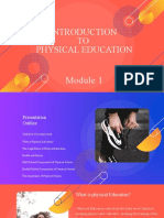 Introduction To Physical Education
