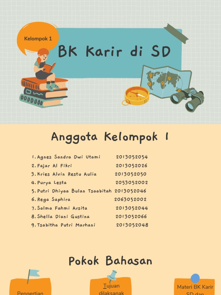 Bimbingan Karir untuk Siswa SD | PDF | Karier & Perkembangan