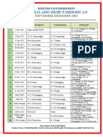 Roster Panghobasion HKBP Pardomuan 2022