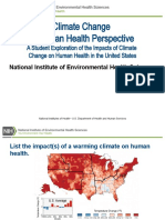 A Student Exploration of The Impacts of Climate Change On Human Health in The United States Slides Rev 508