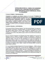 Convenio de cooperación entre el Consejo de Gobierno del Régimen Especial de Galápagos y el Gobierno Autónomo Descentralizado Parroquial Rural El Progreso
