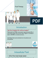 Intravenous Fluid Therapy For 2nd Year Concept