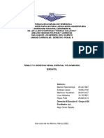 Tema I y Ii Derecho Penal Especial y Elhomicido Grupo 5 Secc 8