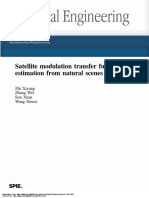 Satellite Modulation Transfer Function Estimation From Natural Scenes