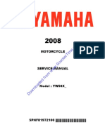 Yamaha YW50 Service Manual