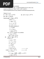 6 - Inverse HYPERBOLIC Functions