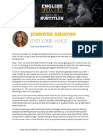 Transcript - Jennifer Aniston