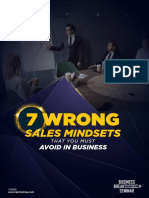 7 Wrong Sales Mindsets That You Must Avoid in Bu